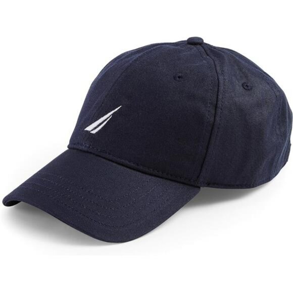 Mens Adjustable Baseball Hat Classic Cotton Strapback Embroidered Logo Cap - Picture 1 of 3